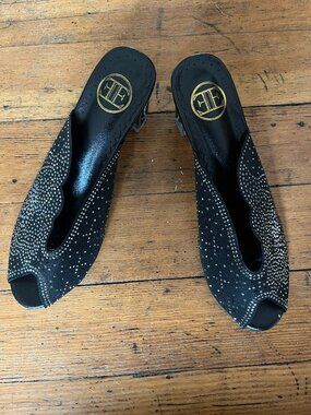 Jelly slip on heels